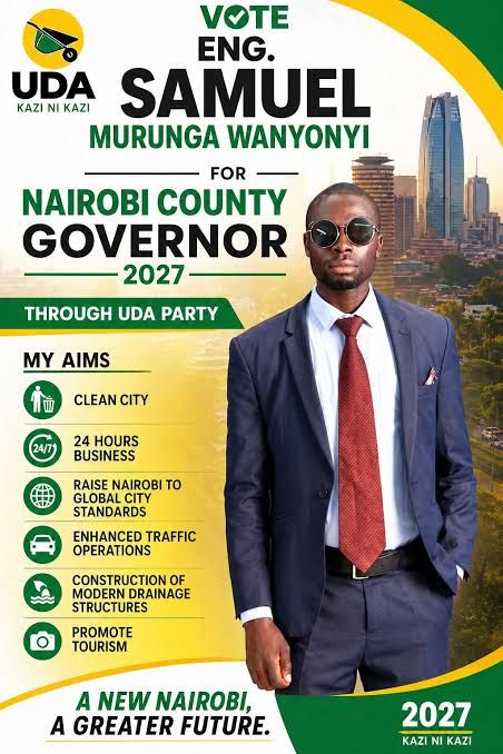 Eng. Samuel Murunga Wanyonyi — Nairobi County Governor…