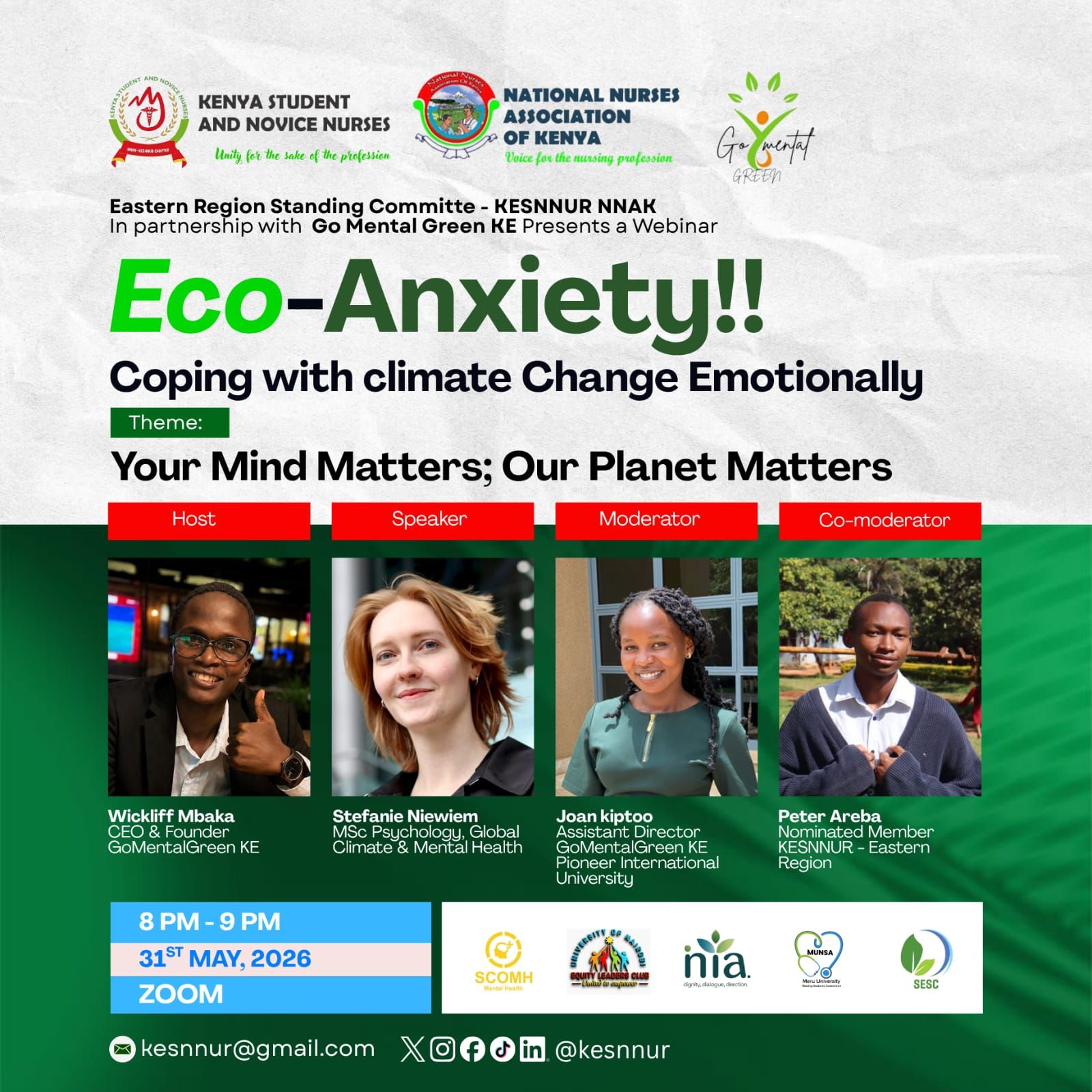 WEBINAR ALERT: ECO-ANXIETY & YOUTH MENTAL HEALTH — Sunday…