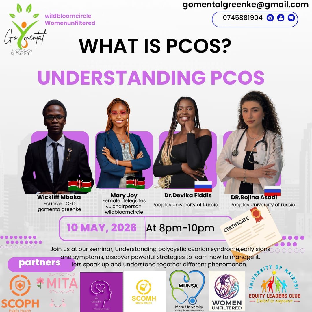 Understanding PCOS — Sunday, 10 May at 17:00 | KenyaAdvert…